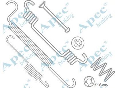 APEC BRAKING kit802 -  Комплектующие, тормозная колодка